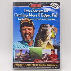 Rapala Pro's Secrets For Catching More & Bigger Fish DVD 2003